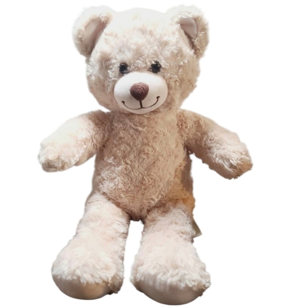 Build a Bear Happy Hugs Blonde Tan 16" Plush Teddy Bear Stuffed Animal